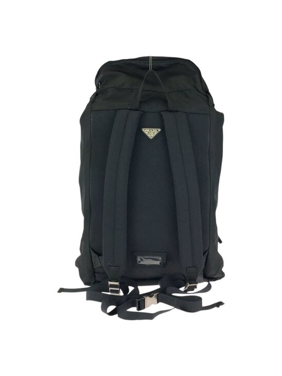 Prada Tessuto Black Silver Nylon Backpack main image 5